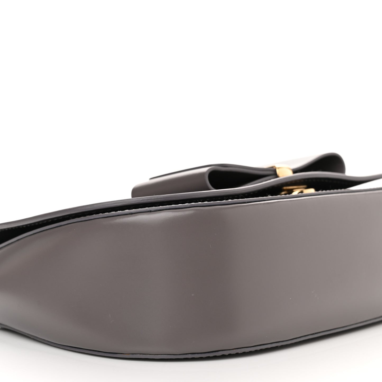 Smooth Calfskin Anna Shoulder Bag Urban Grey