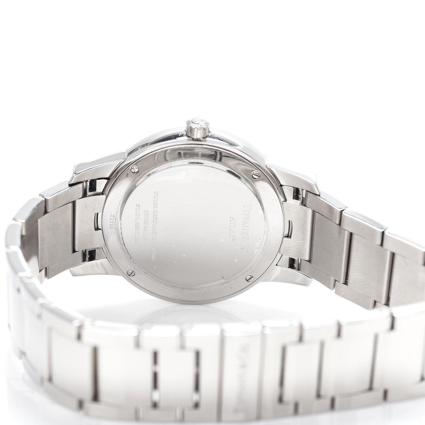 Stainless Steel 37mm Atlas 2-Hand Quartz Watch