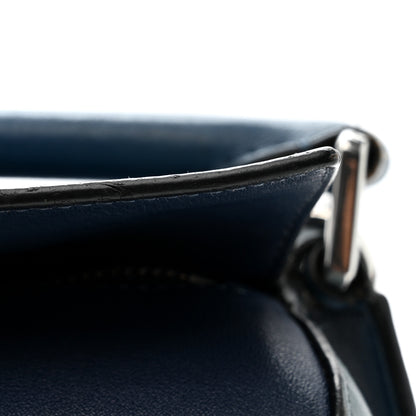 Loewe Calfskin Medium Puzzle Bag Marine Stone Steel Blue 15 of 17