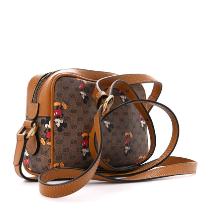 Gucci X DISNEY Mini Vintage GG Supreme Monogram Mickey Mouse Shoulder Bag Beige Vintage Sun Oil 3 of 10