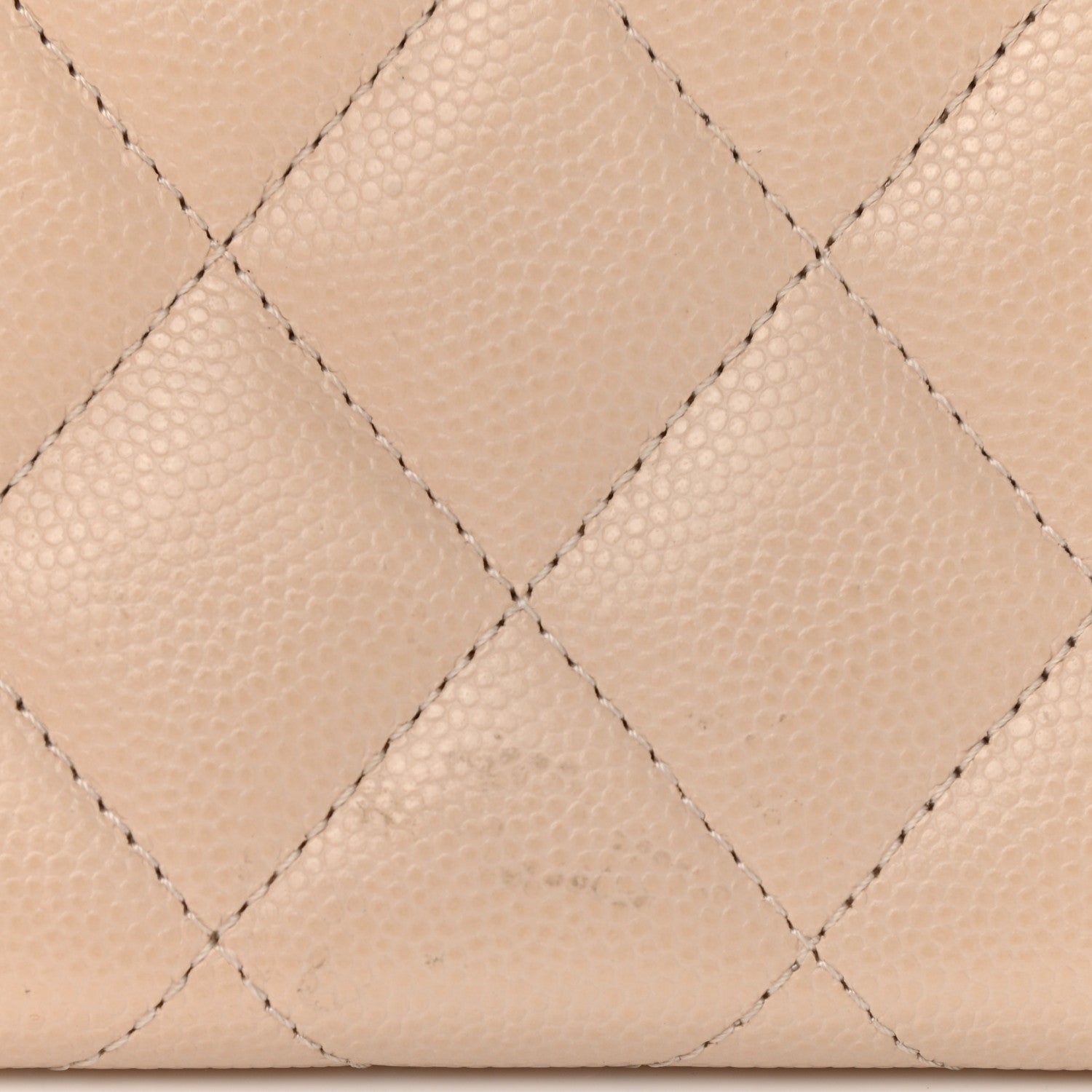 Chanel Caviar Pearl Quilted Coco Candy Wallet Beige 10 of 12