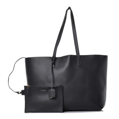 Saint Laurent Calfskin Large Shopping Tote Black 1 of 11