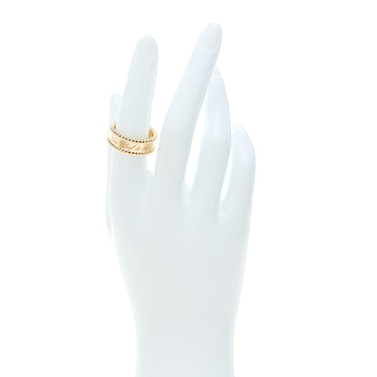 Van Cleef & Arpels 18K Yellow Gold Perlee Signature Ring 54 7 2 of 6