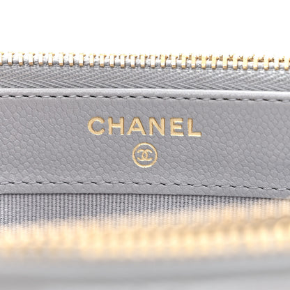 Chanel Caviar Quilted Phone Holder Grey 8 of 14