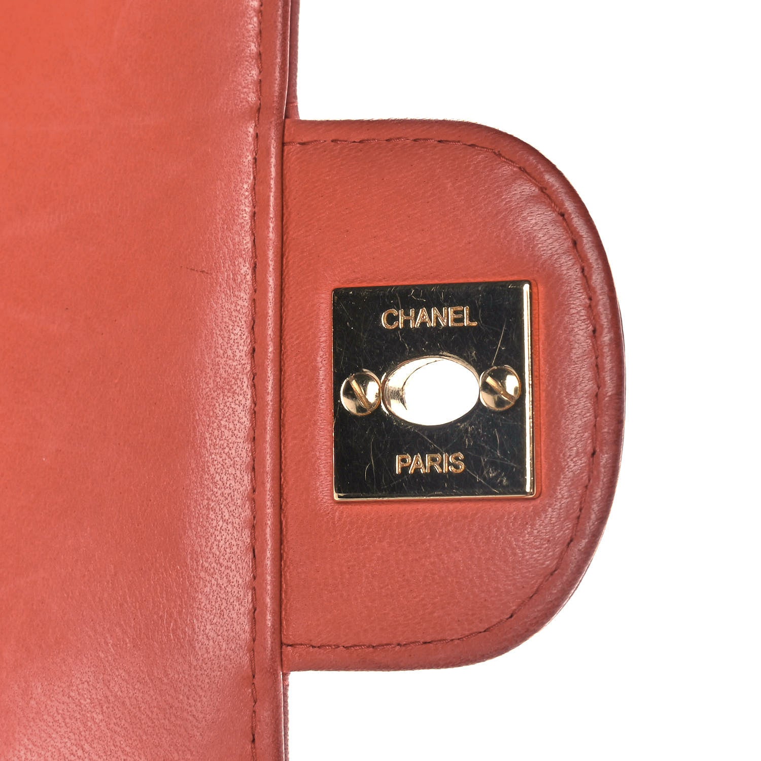 Chanel Lambskin East West Chocolate Bar Flap Pink 12 of 14