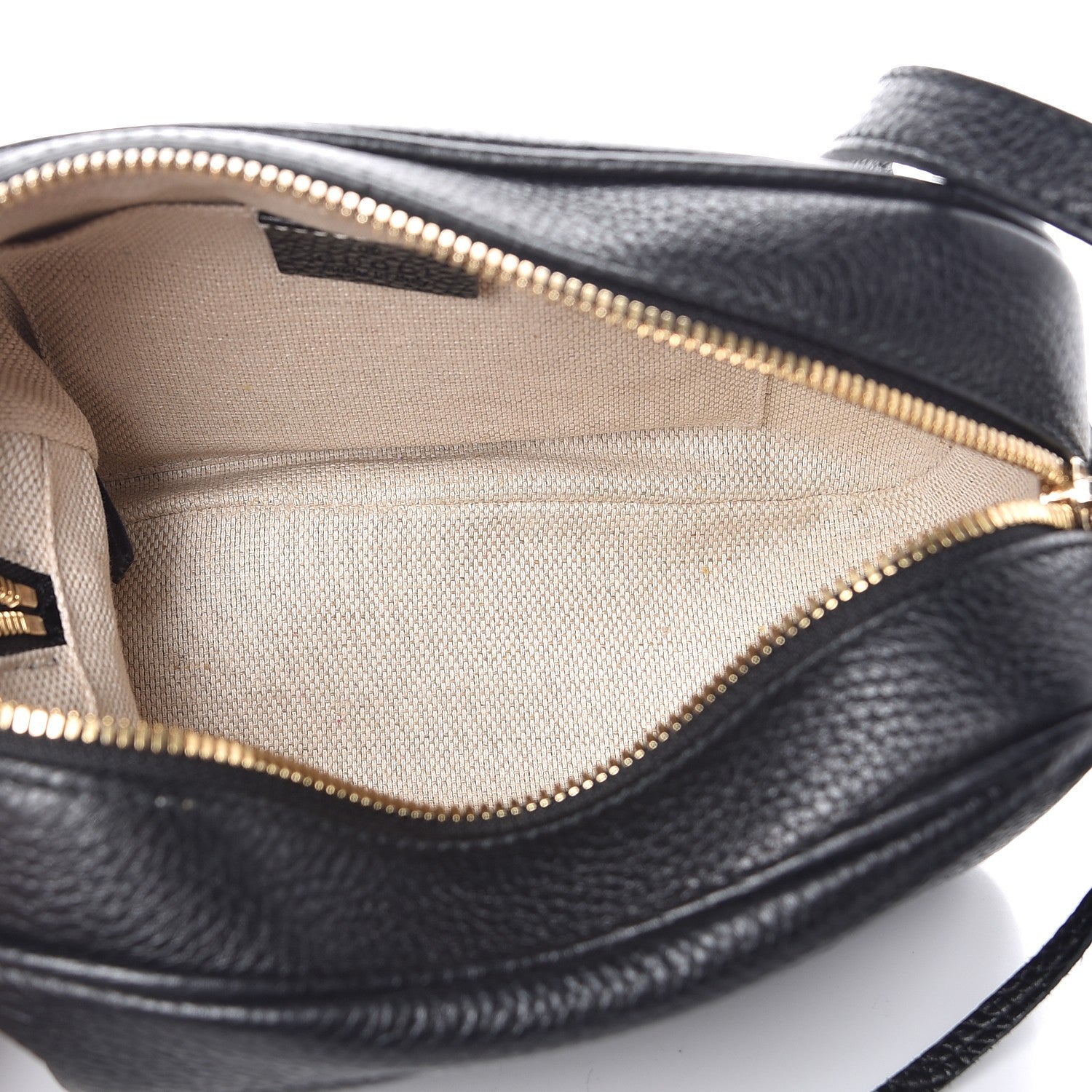 Gucci Pebbled Calfskin Small Soho Disco Bag Black 5 of 7