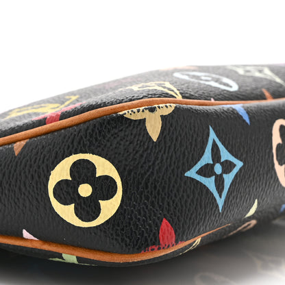 Louis Vuitton Monogram Multicolor Pochette Accessories Black 9 of 12