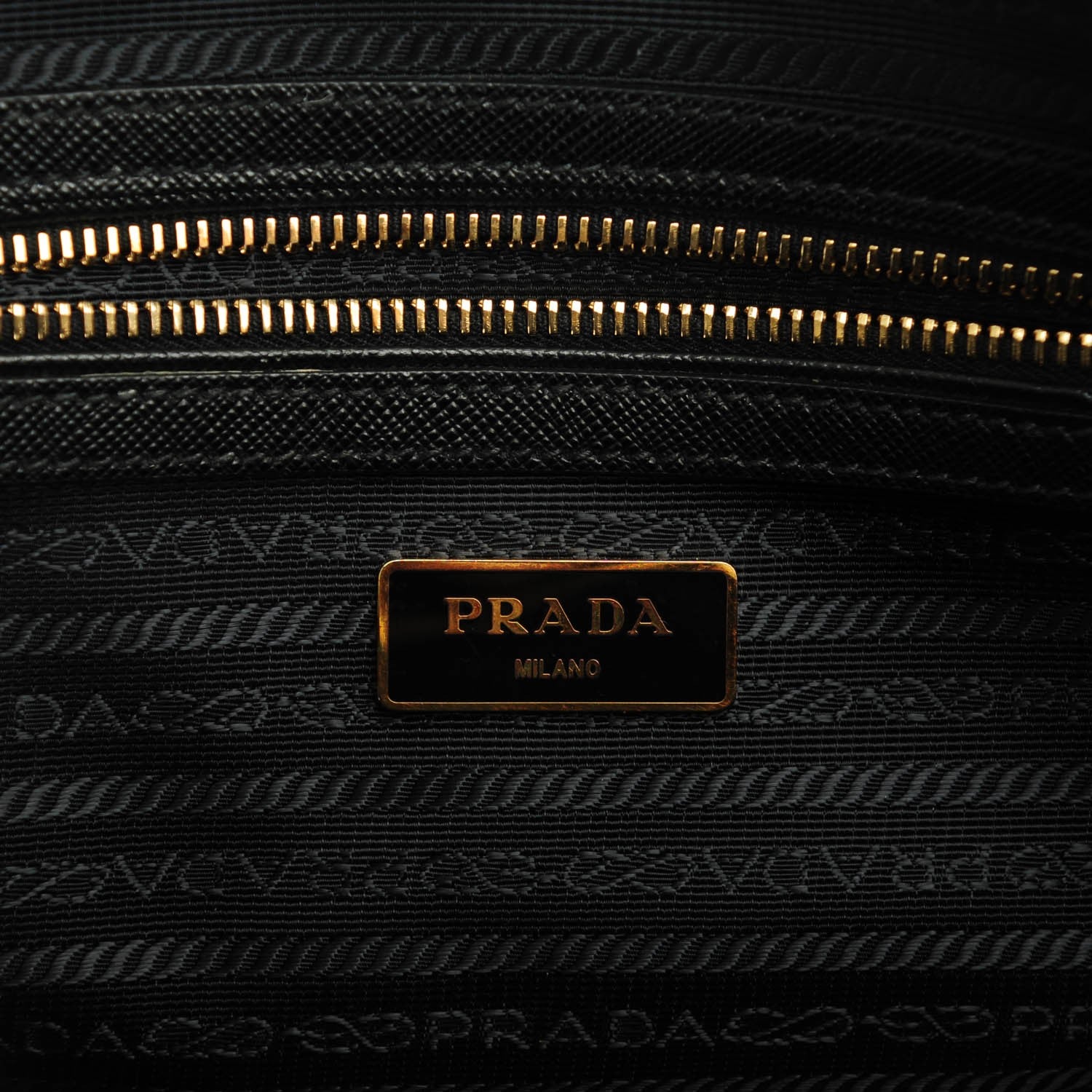 Prada Saffiano Lux Bowler Black 6 of 8
