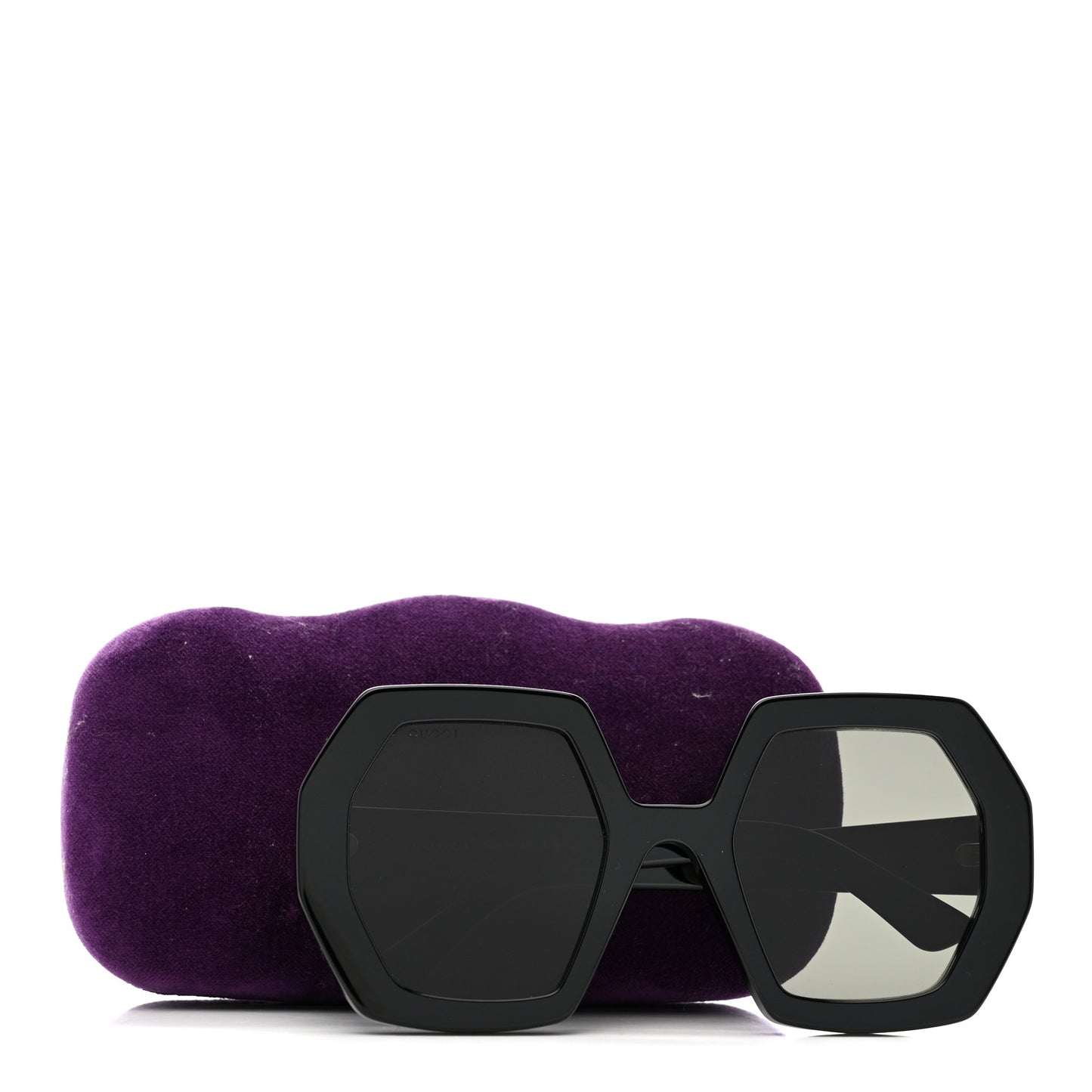 Acetate Square Sunglasses GG0772S Black