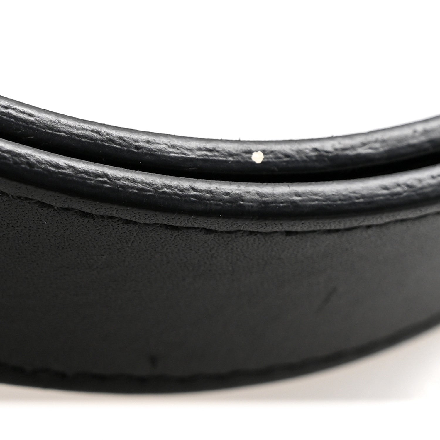 Gucci Calfskin Double GG 30mm Belt 75 30 Black 7 of 7