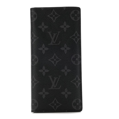 Louis Vuitton Monogram Eclipse Brazza Wallet 1 of 11
