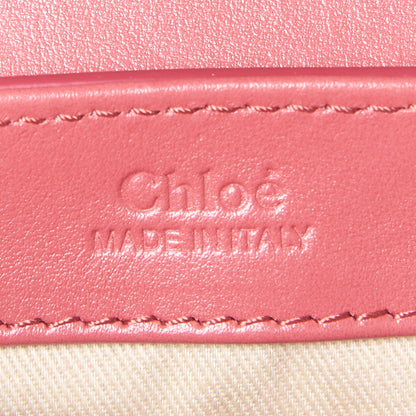 Chloe Shiny Calfskin Suede Mini C Double Carry Scarlet Pink 7 of 7