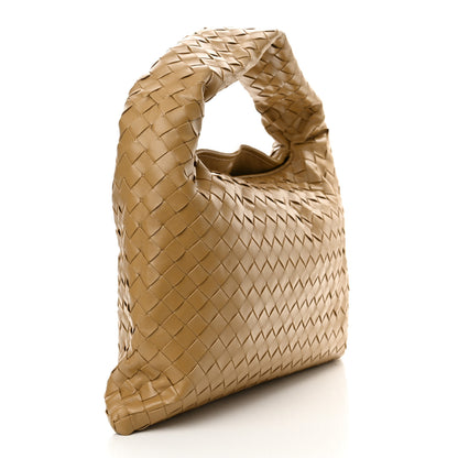 Bottega Veneta Calfskin Intrecciato Small Hop Dark Praline 3 of 10