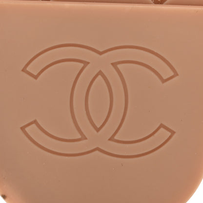 Chanel Canvas Strass CC Espadrille Slingback Sandals 38 Pink 9 of 9