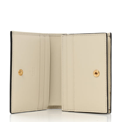 Gucci GG Supreme Monogram Les Pommes Card Case Wallet Beige Multicolor Mystic White 5 of 8