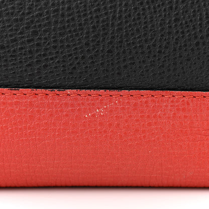 Burberry Grainy Calfskin Graffiti Print Small Banner Tote Black 13 of 16