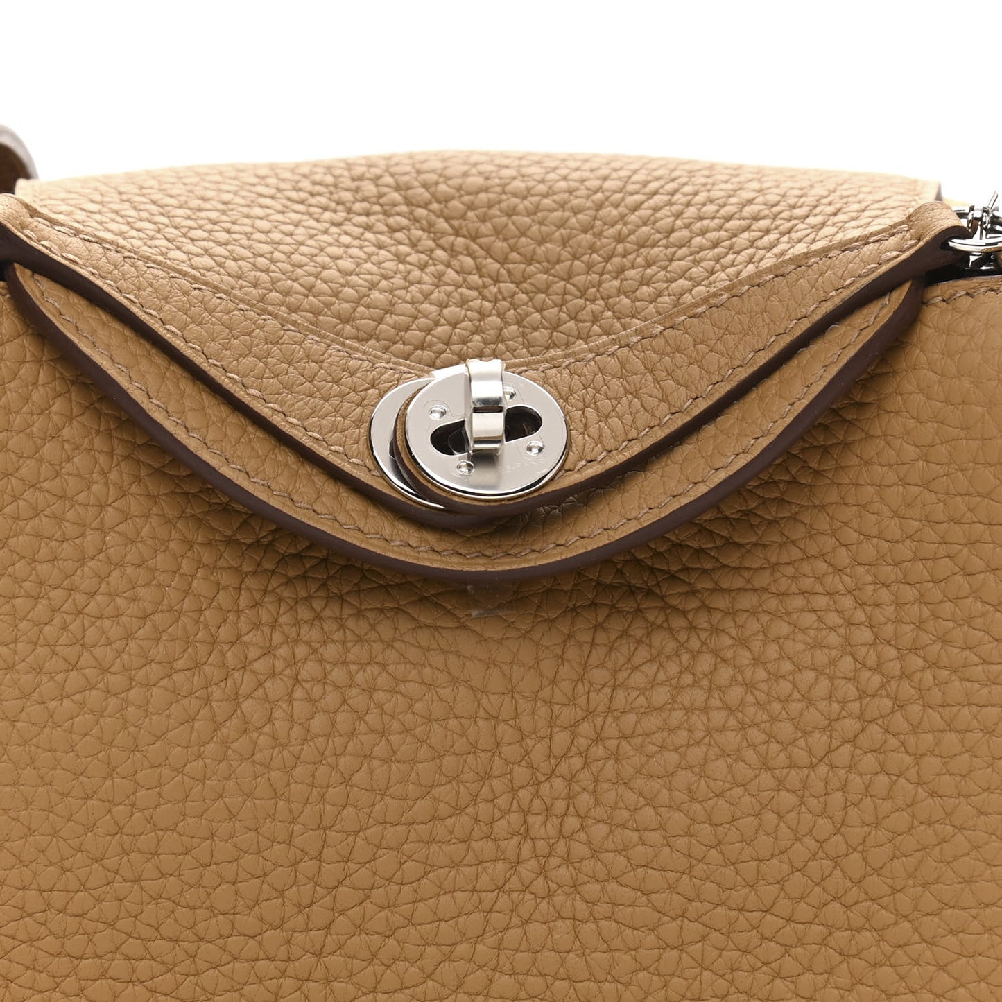 Taurillon Clemence Mini Lindy 20 Biscuit