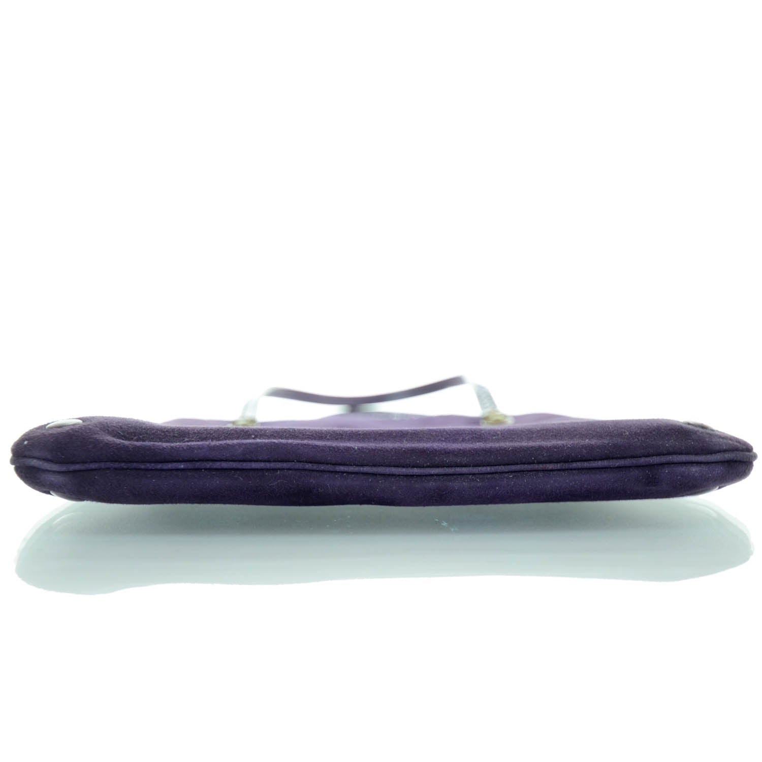 Marc Jacobs Suede and Python Trim Evening Bag Violet 3 of 8