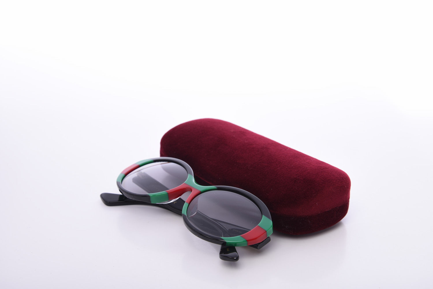 Gucci Round Web Sunglasses GG0279SA Black Green 14 of 15