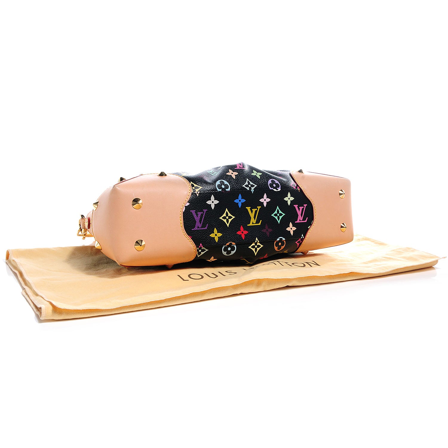Louis Vuitton Monogram Multicolor Judy MM Black 4 of 7