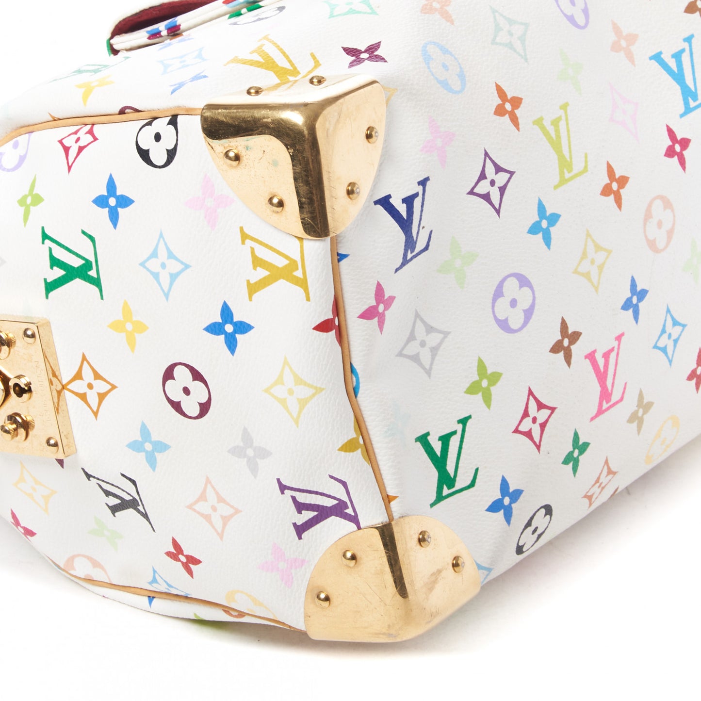 Monogram Multicolor Speedy 30 White