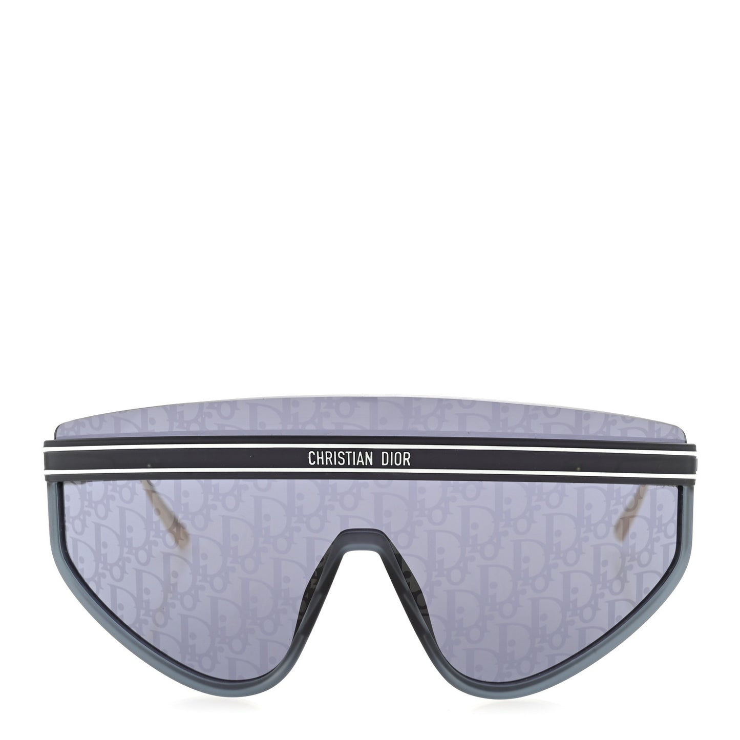 Oblique Mask DiorClub M2U Sunglasses Translucent Blue