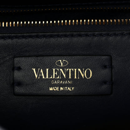 Valentino Garavani Nappa Large Roman Stud Shoulder Bag Marine 6 of 10