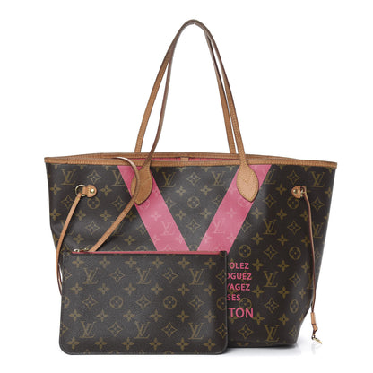 Louis Vuitton Monogram V Neverfull MM Grenade 1 of 26