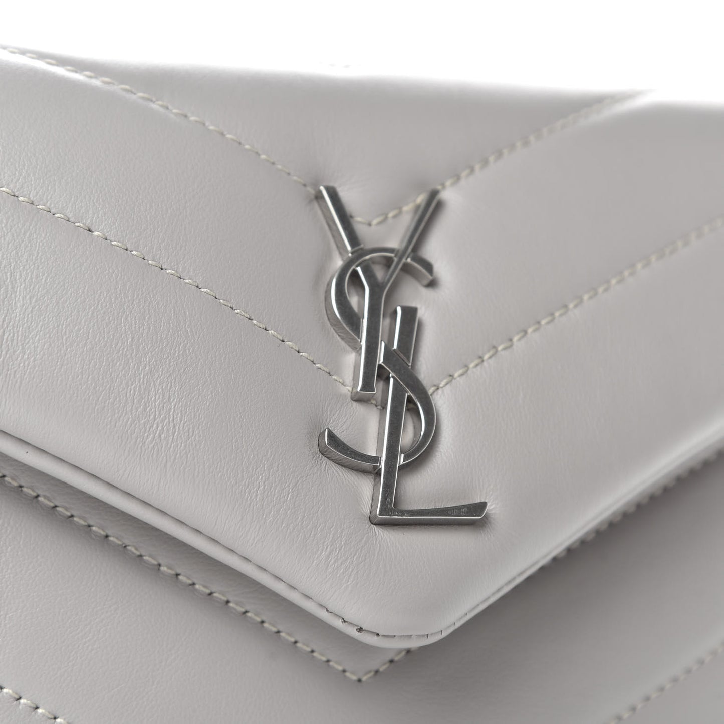 Calfskin Y Quilted Monogram Toy Loulou Satchel Granite