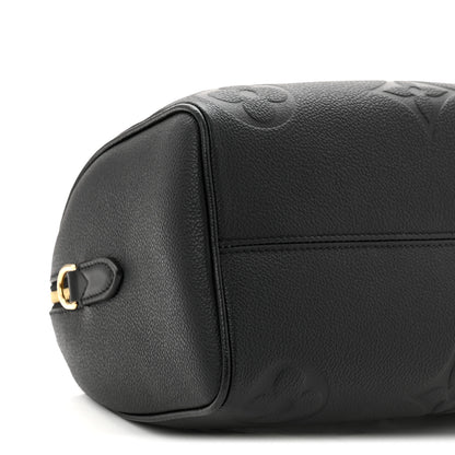 Louis Vuitton Empreinte Monogram Giant Speedy Bandouliere 25 Black 8 of 9