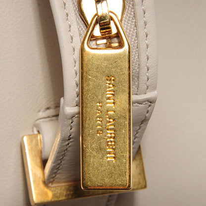 Saint Laurent Calfskin Medium Classic Y Cabas Chalk 9 of 9