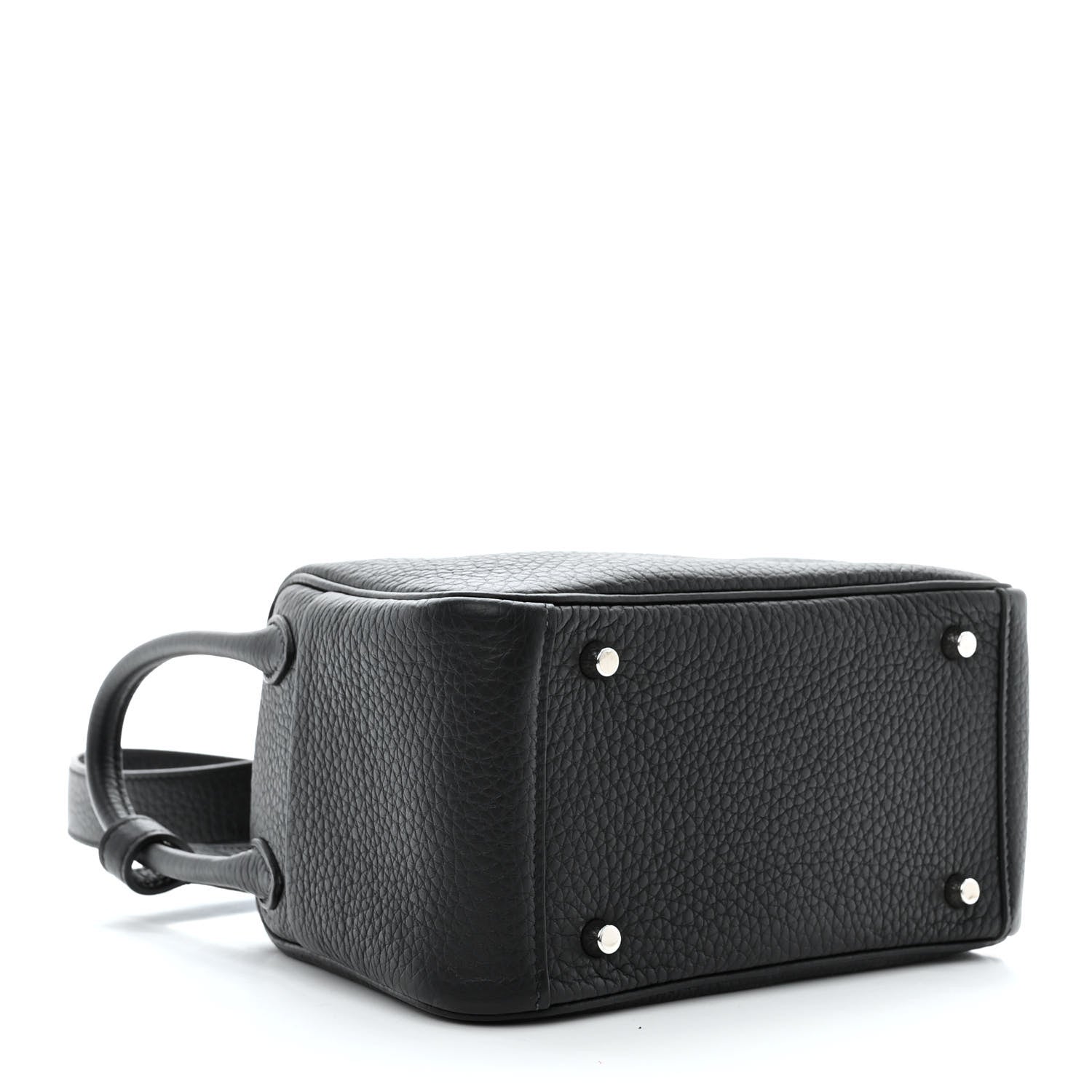 Hermes Taurillon Clemence Mini Lindy 20 Black 4 of 12