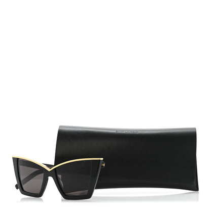 Saint Laurent Cat Eye Kate Sunglasses Black 8 of 8