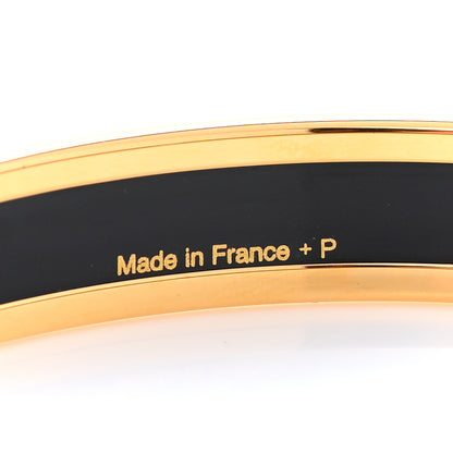 Hermes Enamel Printed Narrow Caleche Bracelet 65 5 of 6