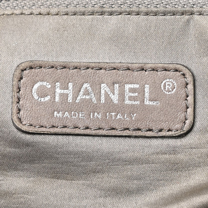 Chanel Lambskin Patent Calfskin Brooklyn Patchwork Accordion Flap Black 6 of 12