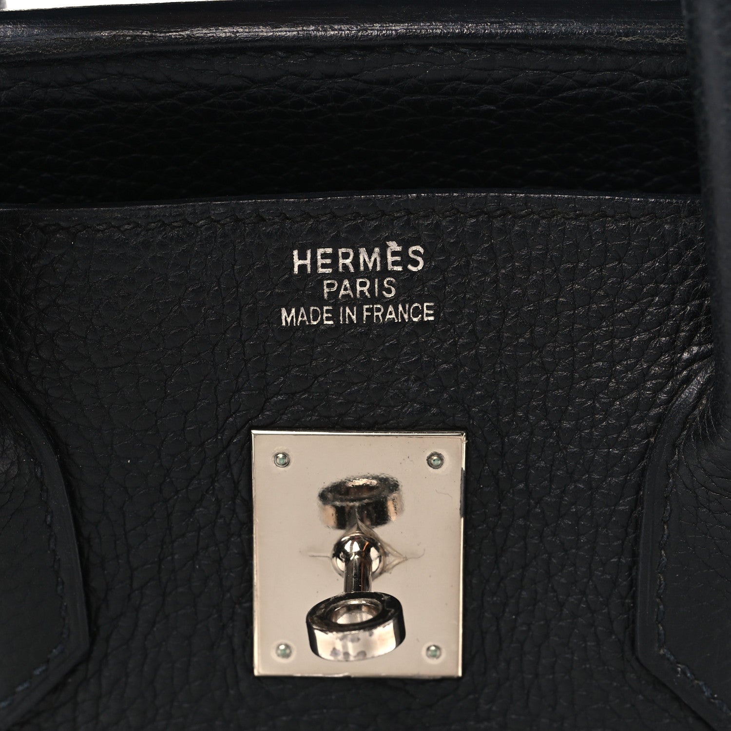 Hermes Taurillon Clemence Birkin 35 Black 6 of 9