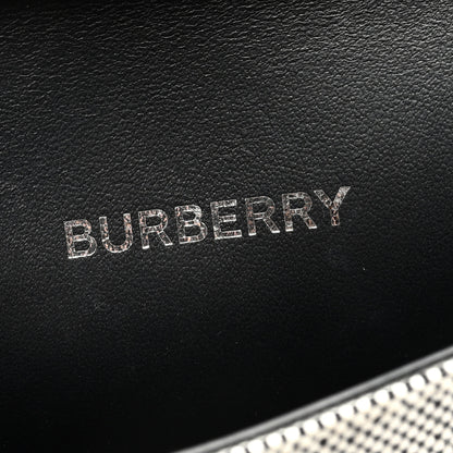 Burberry Cotton Canvas Calfskin Two Tone Phone Case Black 6 of 9