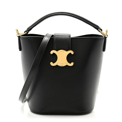Celine Smooth Calfskin Triomphe Mini Louise Bag Black 1 of 9