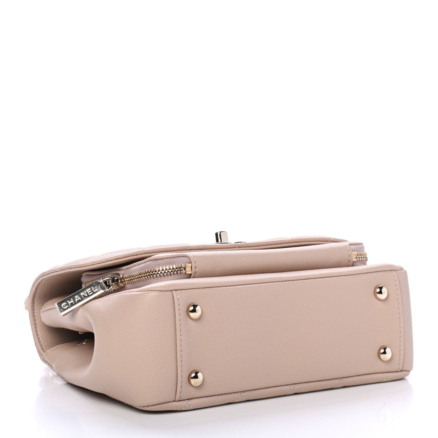 Chanel Caviar Quilted Medium Business Affinity Flap Beige 3 of 4