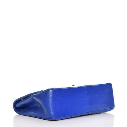Chanel Lambskin Quilted Jumbo Single Flap Blue 5 of 9