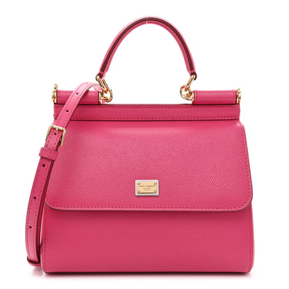 Dolce & Gabbana Dauphine Small Miss Sicily Satchel Pink 1 of 8