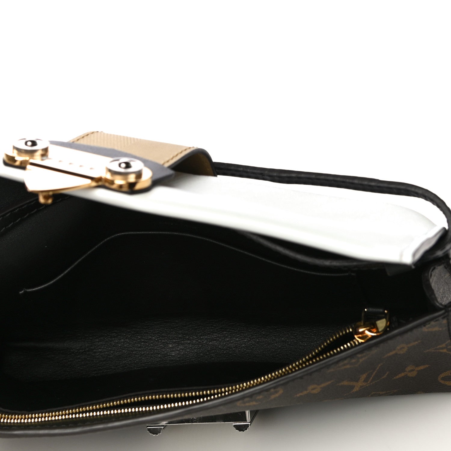 Louis Vuitton Calfskin Monogram Column Clutch 5 of 9