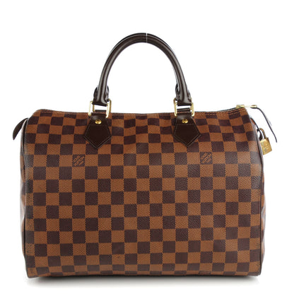 Louis Vuitton Damier Ebene Speedy 30 1 of 10
