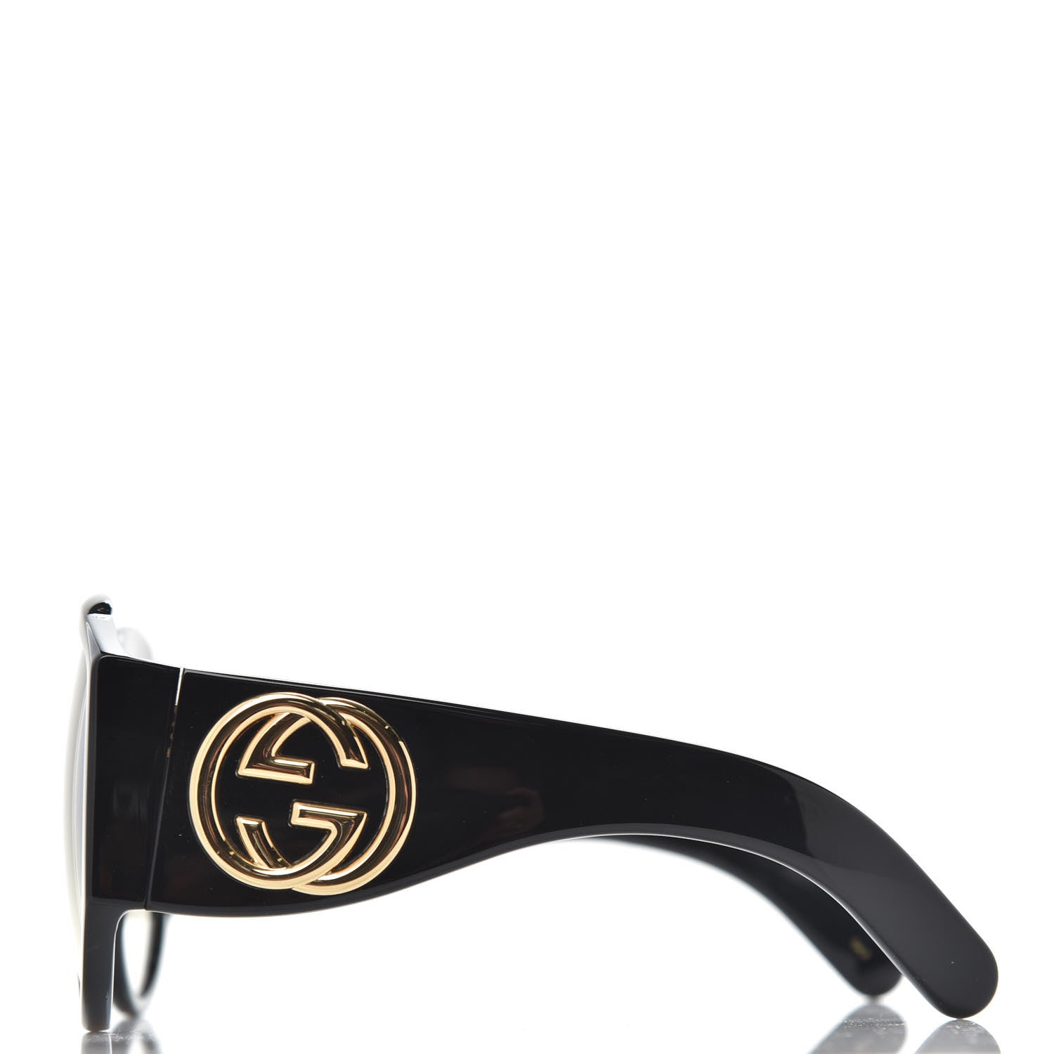 Gucci Acetate Oversized Interlocking GG0151S Sunglasses Black 3 of 7
