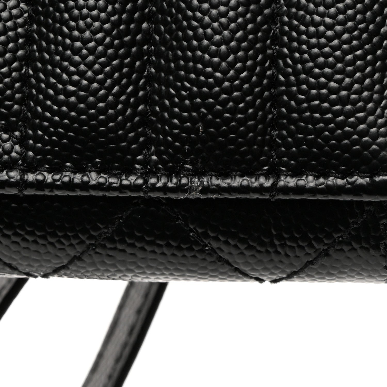 Saint Laurent Grain De Poudre Textured Mixed Matelasse Triquilt Monogram Clutch Black 8 of 9