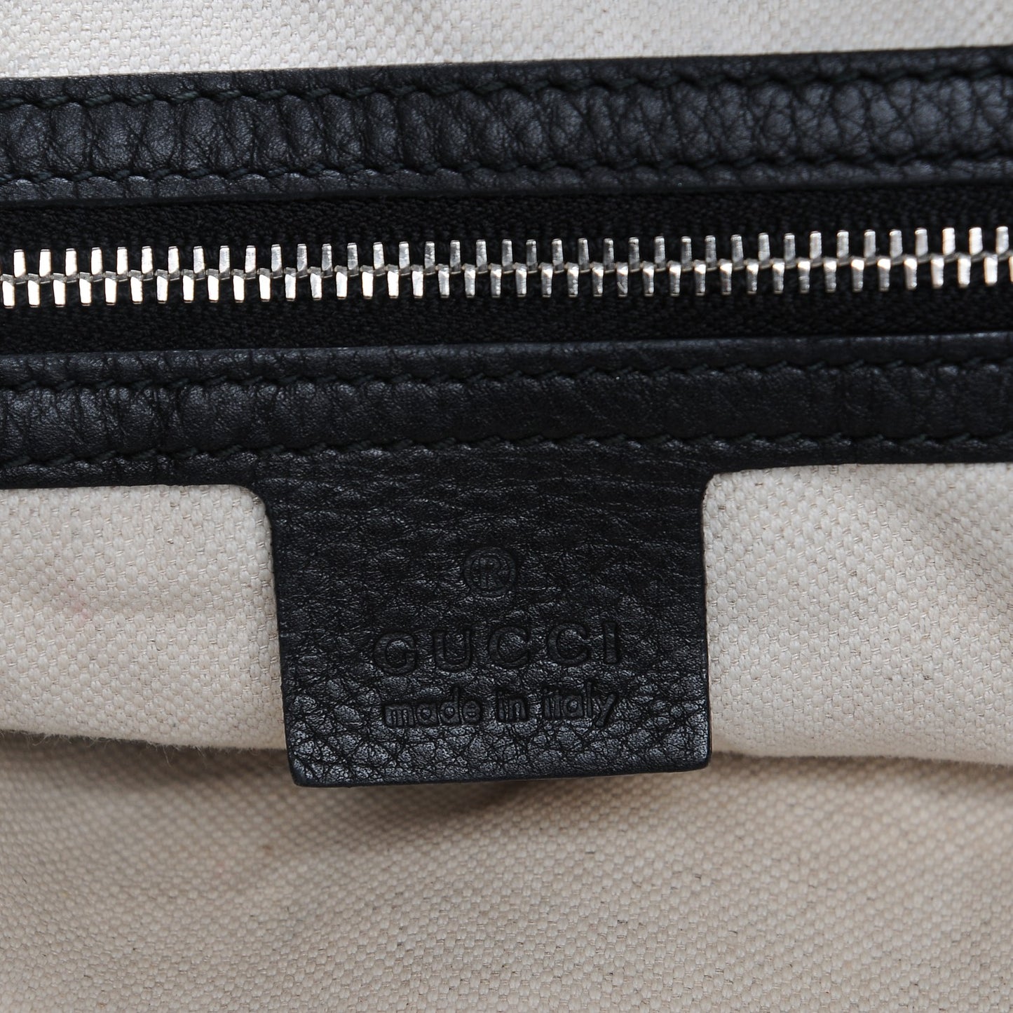 Python Large Techno Horsebit Hobo Black