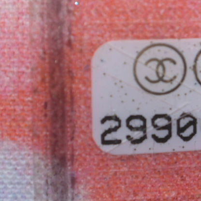 Chanel Calfskin Stitched Fancy CC Compact Flap Wallet Blue 7 of 7