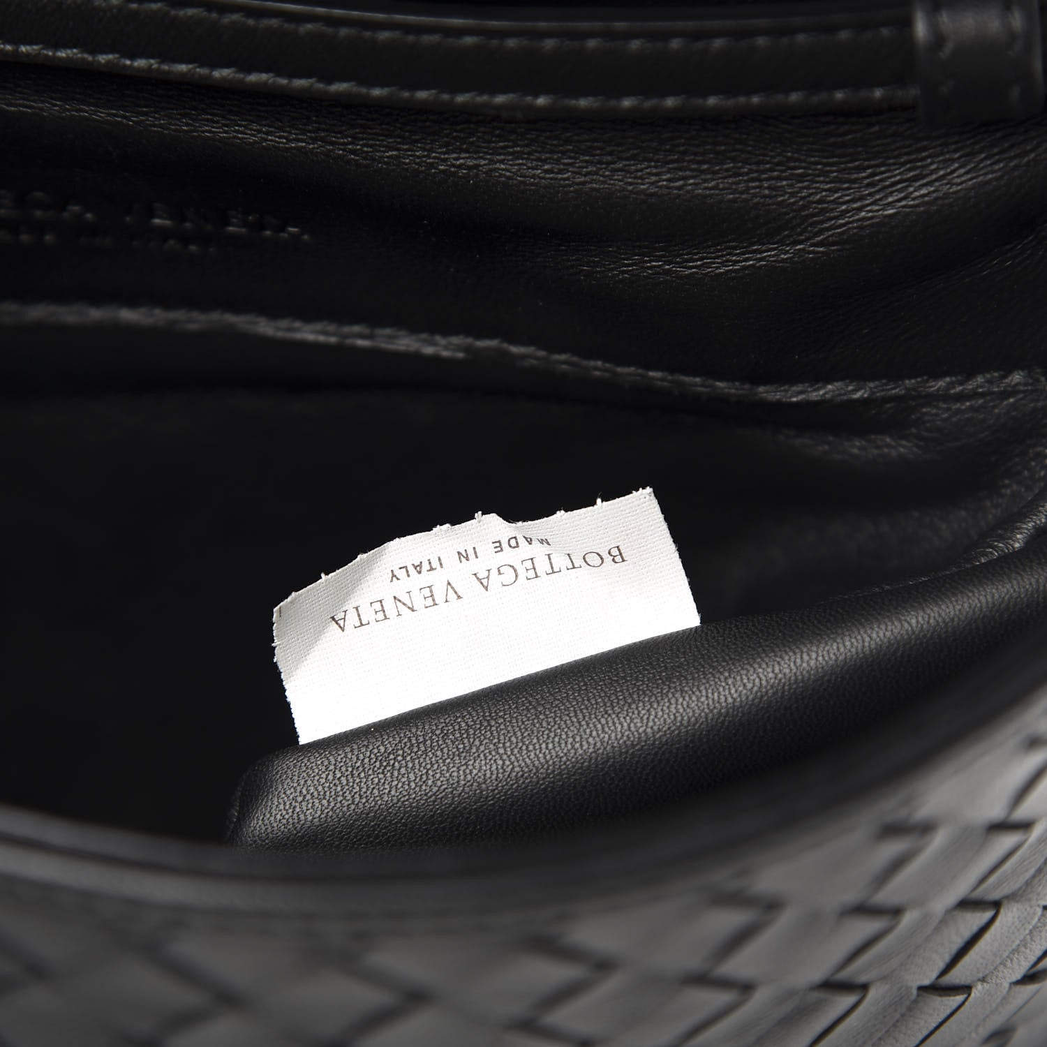 Bottega Veneta Nappa Intrecciato Flap Crossbody Black 9 of 11