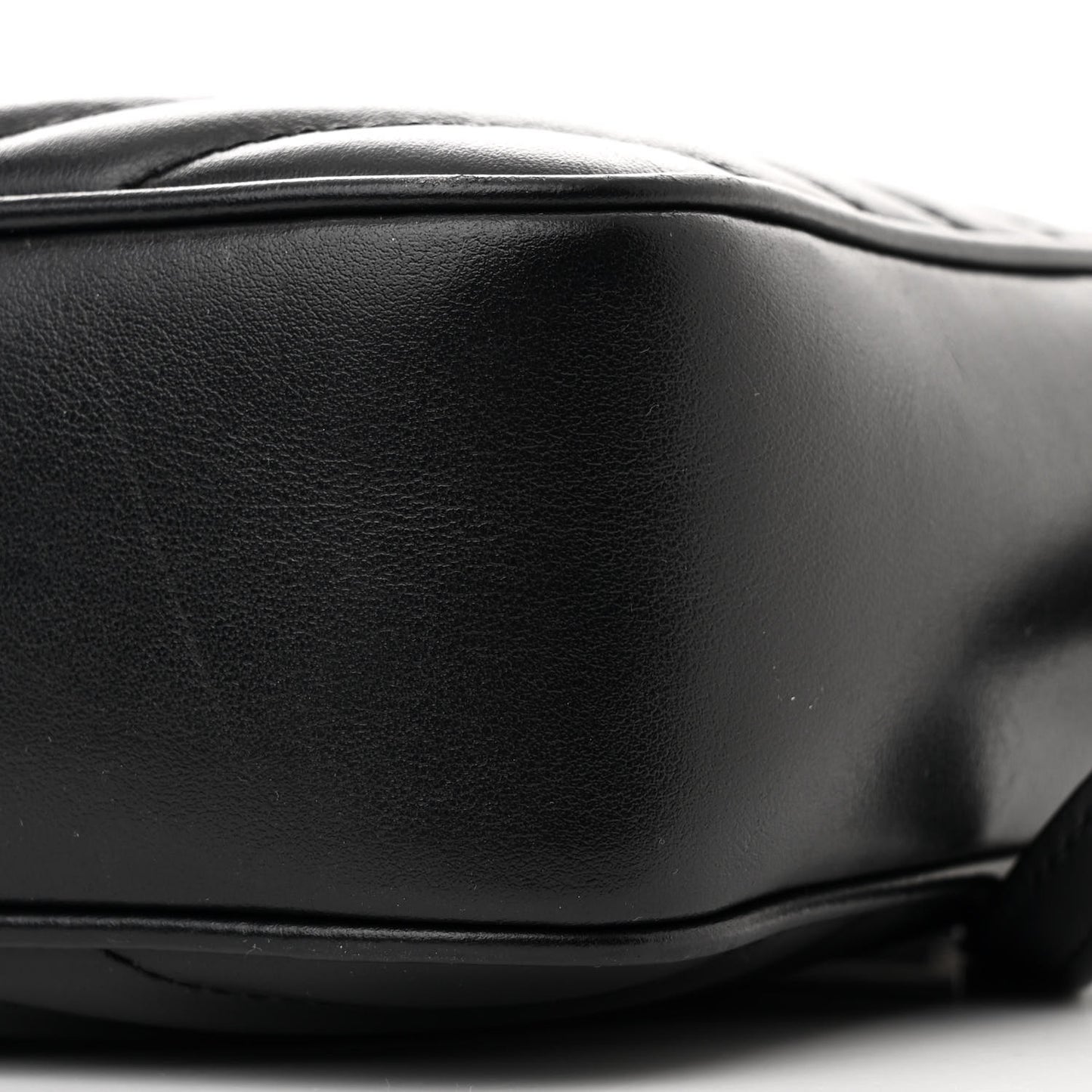 Calfskin Matelasse Monogram Lou Camera Bag Black