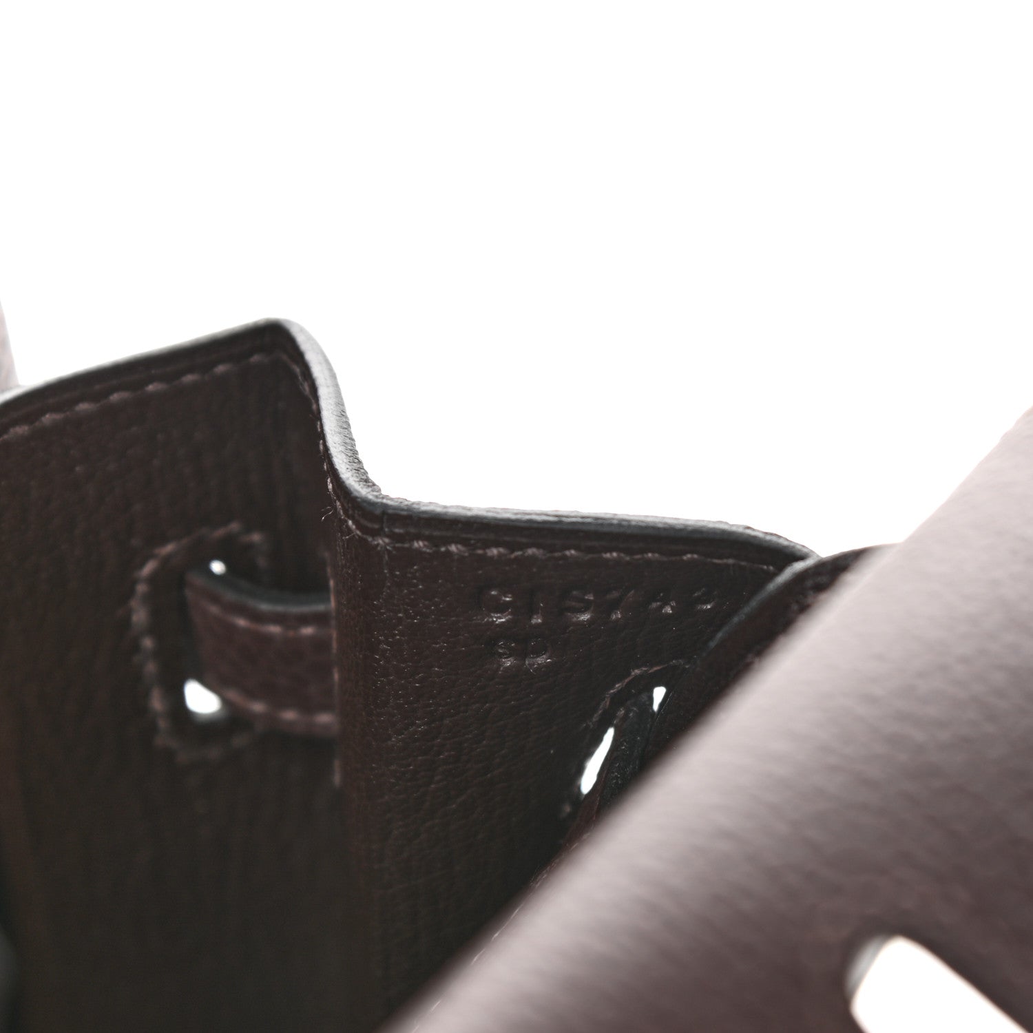 Hermes Togo Birkin 25 Chocolate 7 of 11